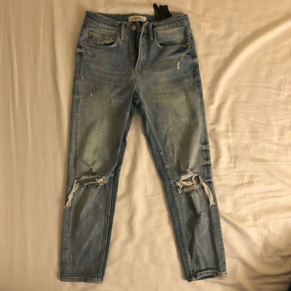 Zara Light blue ripped jeans - Picture 3 of 5